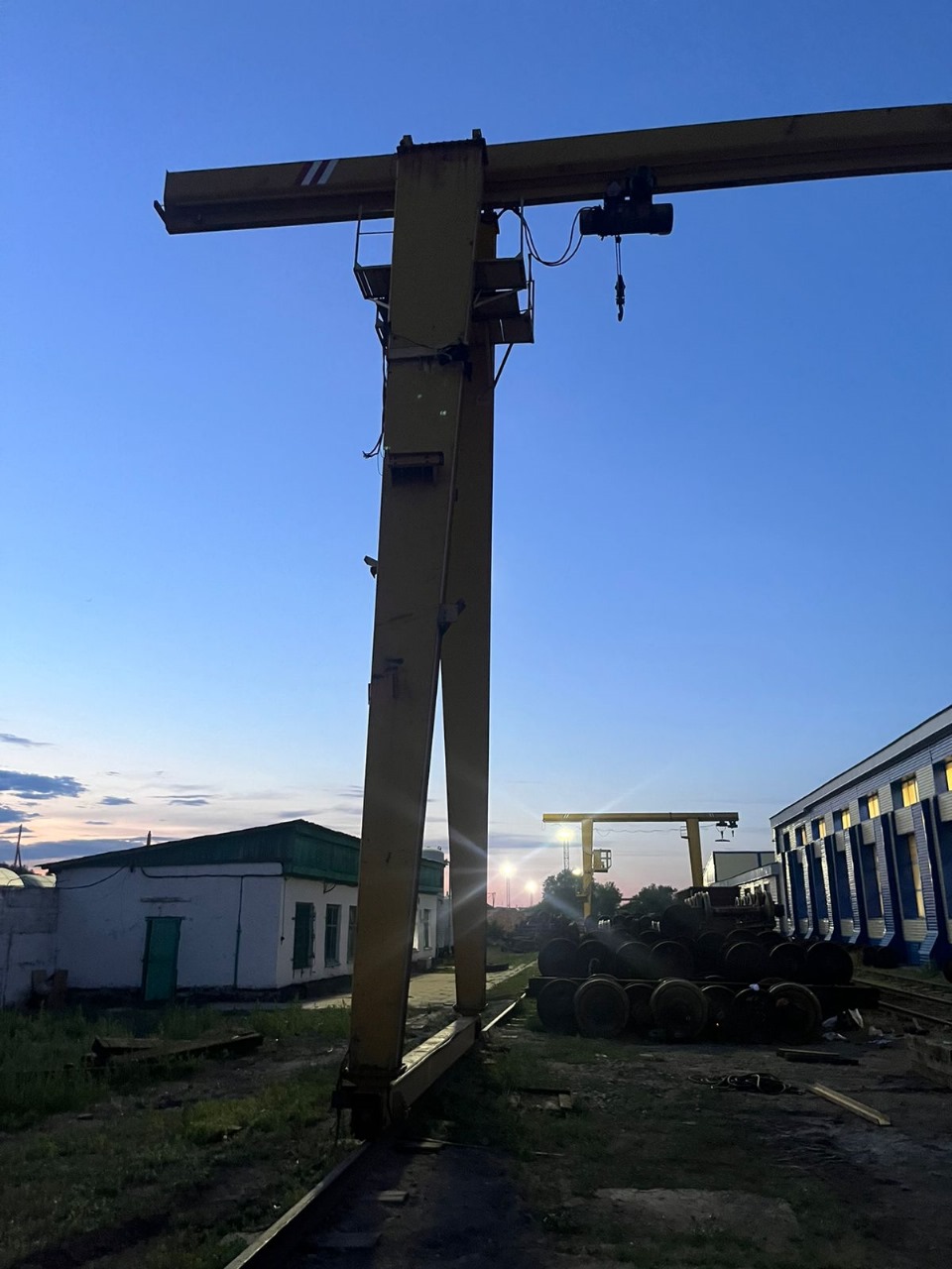 Демонтажные и монтажные работы Козлового крана г/п 10т.