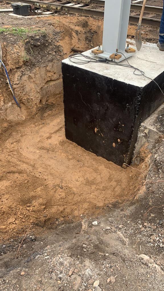 Изготовление и монтаж эстакады через железнодорожные пути 