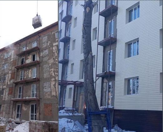 Ремонт фасадов зданий и сооружений