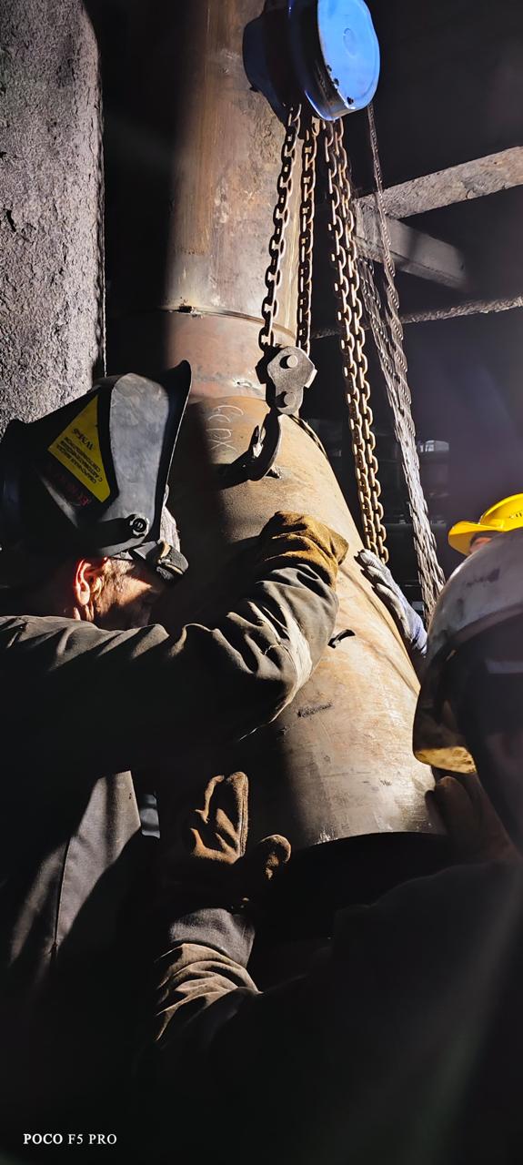 Замена технологических трубопроводов цеха обогащения