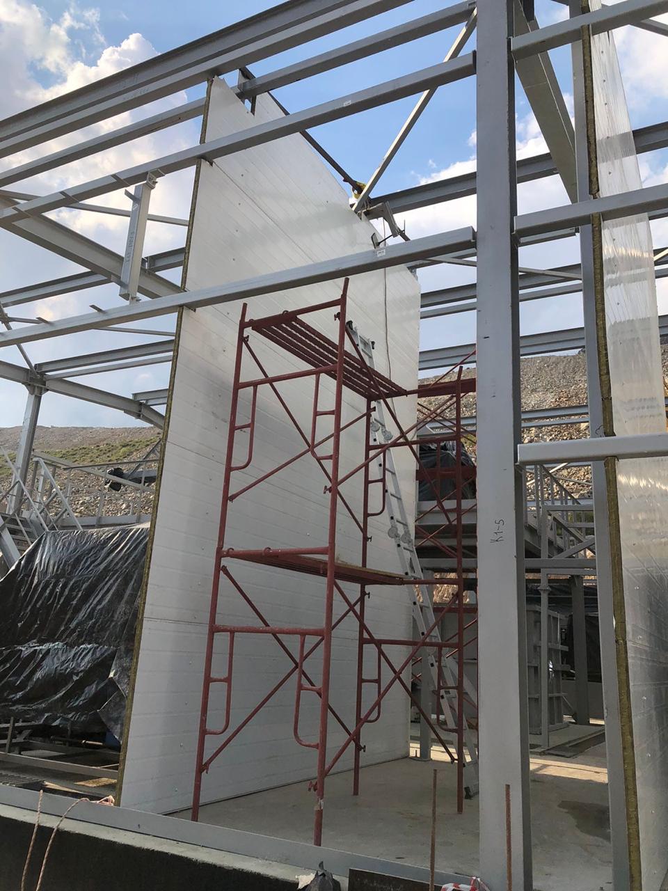 Строительство объектов очистных сооружений шахтных вод подземного рудника с инженерными сетями