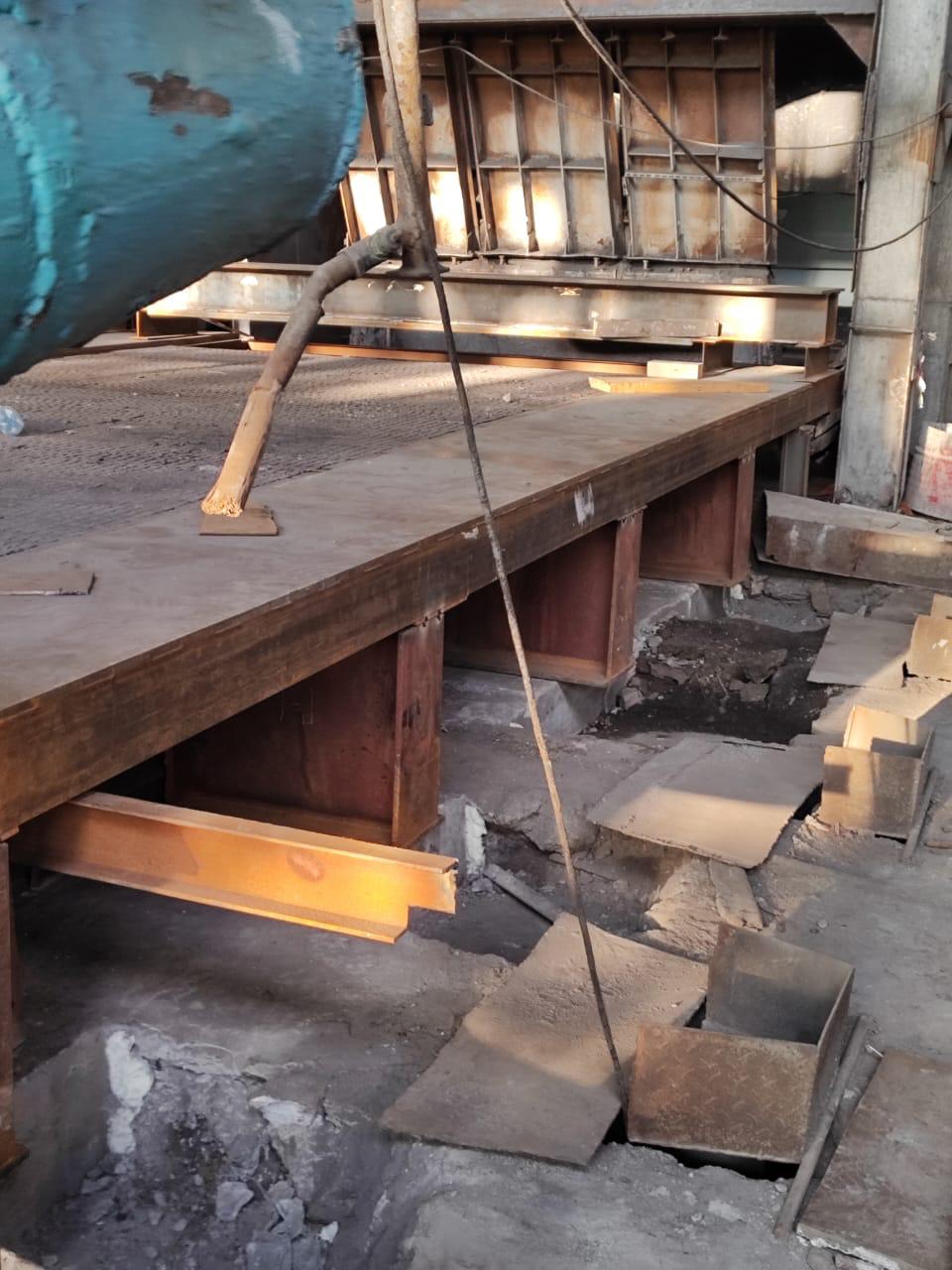 Капитальный ремонт топки сушильных агрегатов с растопочными клапанами и трубами