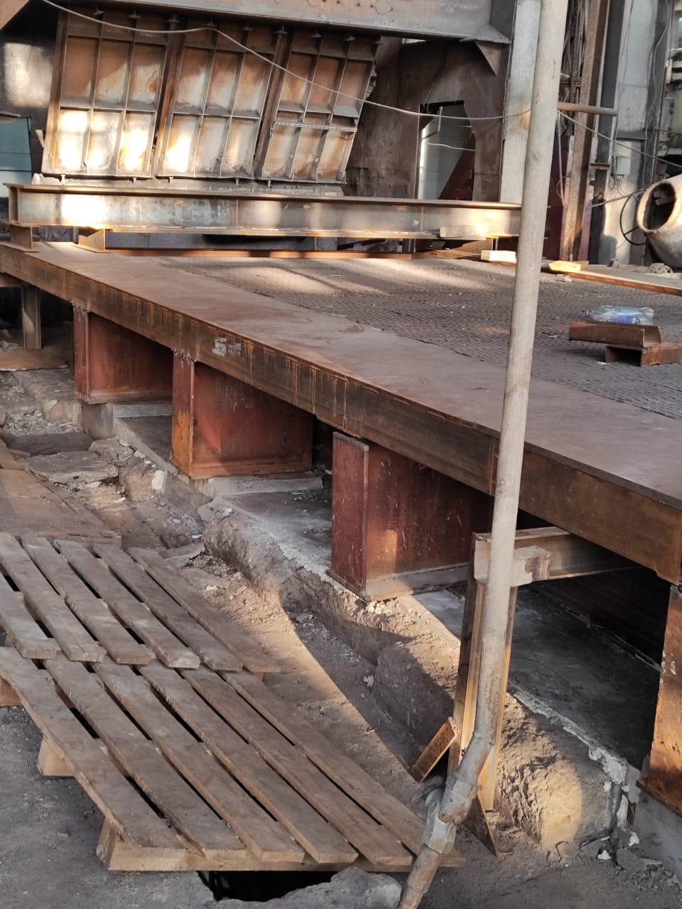 Капитальный ремонт топки сушильных агрегатов с растопочными клапанами и трубами