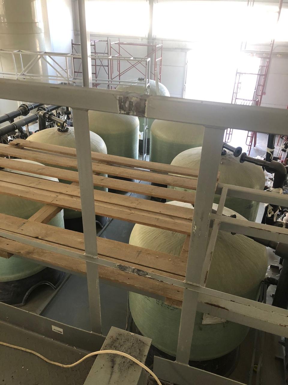 Строительство объектов очистных сооружений шахтных вод подземного рудника с инженерными сетями