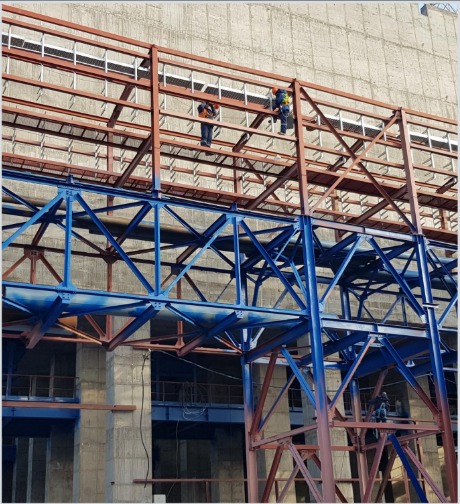 Покраска металлоконструкций эмалями