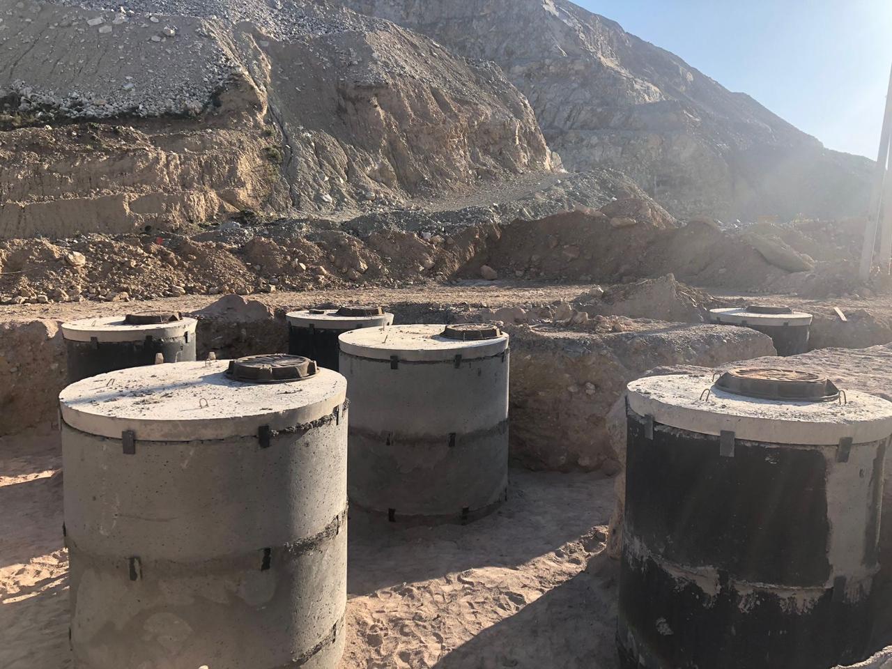 Строительство объектов очистных сооружений шахтных вод подземного рудника с инженерными сетями